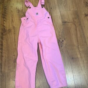 Carhartt Pink Kids Overalls